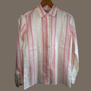 Vintage Towne House Satin Button Down